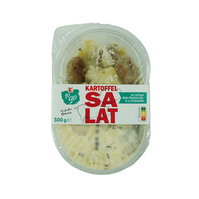 Kartoffelsalat mit Frikadelle