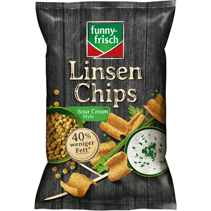 funny-frisch Linsen Chips Sour Cream Style funny-frisch Linsen Chips Sour Cream Style