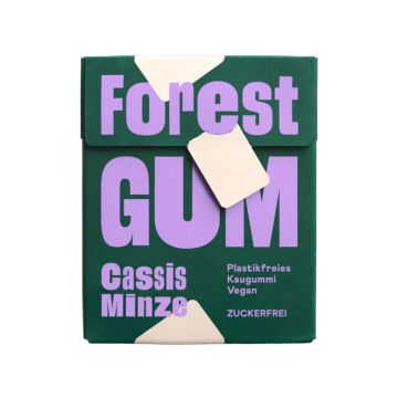Forest GUM Cassis Minze zuckerfrei