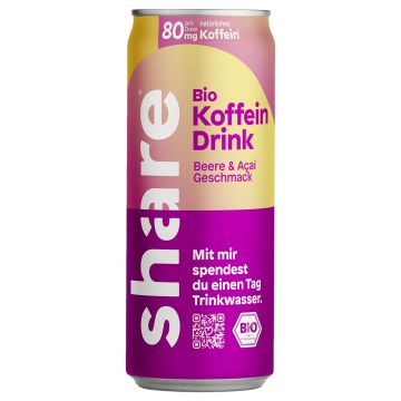 share Bio Koffein Drink Beere & Acai