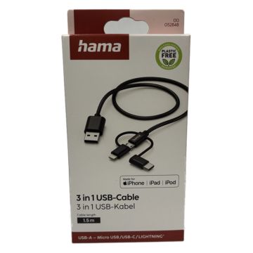 3in1 Lade-/Datenkabel