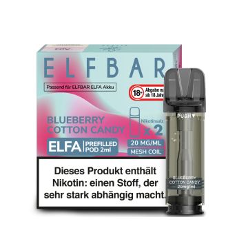 ELFA Pod Blueberry Cotton Candy 20mg