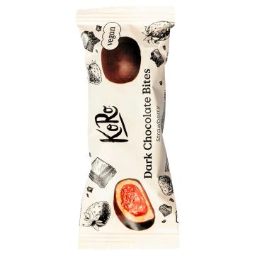 KoRo Bio Dark Chocolate Bites Strawberry